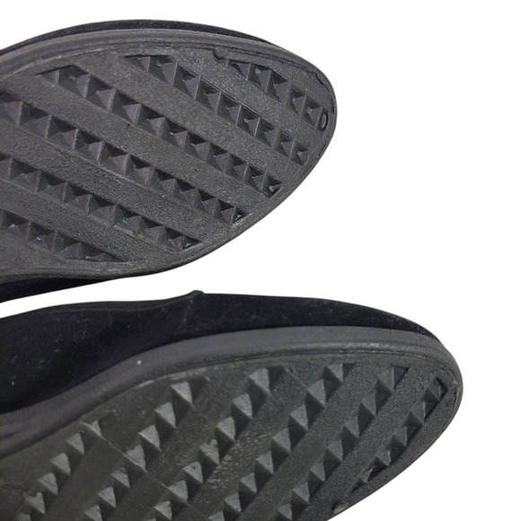 Christmas Bells Flats Black Velvet Velour Loafers Festive Holiday XMas Shoes 8 - Picture 8 of 12